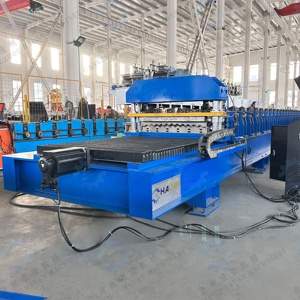 HAUAN Roll Forming Machine 1250mm Feeding Width 0.8-2.0mm Thickness For Colored Steel Roofing High Productivity - Product Image 5