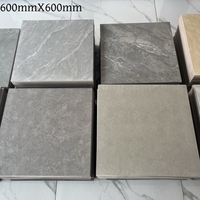 Carreaux de sol et de mur en céramique moderne antidérapants mats 600x600 mm pour salle de bain, maison, hôtel, villa, décoration intérieure