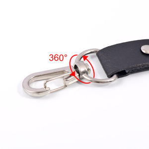 Achat en gros : Lanière en nylon confortable à porter avec étui porte-badge en cuir PU pour hommes d'affaires, employés, enseignants, coursiers, serveurs - Product Image 3