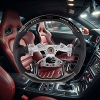 Volant intelligent en cuir et fibre de carbone avec garniture en titane modifié pour Nissan Patrol 2019-2021