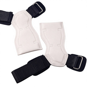 Gants de protection pour les paumes en cuir de vachette personnalisés en usine pour la gymnastique, la musculation, l'haltérophilie, la protection des mains, la sécurité en fitness - Product Image 3
