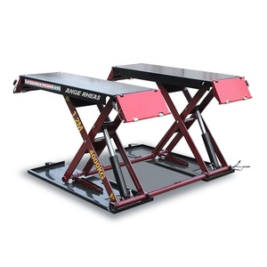 Cric à ciseaux ANGE RHEAS 4 tonnes - Hauteur de levage 1200 mm, Plateforme 530 mm pour réparation automobile (220V/380V) - Product Image 2
