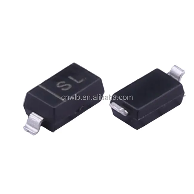 New and Original transistor diode manufacturer SOD-123 schottky barrier diodes 40V 1A smd transistor diode B5819W SL  B5817W SJ 