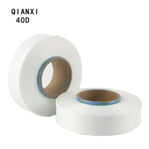 SCY ACY için yüksek elastik iplik örgü çorap huafon fabrika qianxi 40D AA sınıf tipi CQ310 yarı donuk çıplak spandex iplik