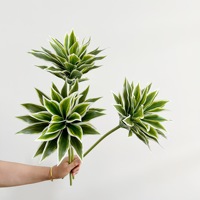 Bambu Lily Buatan, Bambu Guanyin, Dekorasi Interior Rumah yang Lembut, Bunga dan Dedaunan Dekoratif untuk Presentasi Ruang