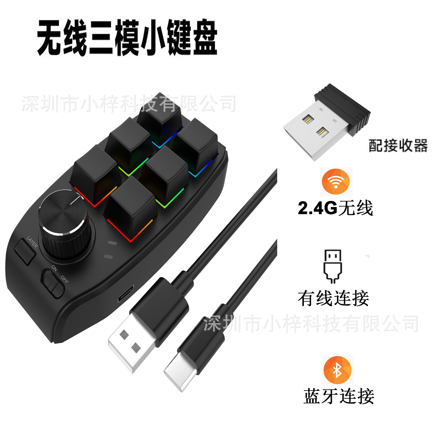 3-Mode + Receiver Black