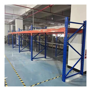 ชั้นวางของอุตสาหกรรม2ชั้นชั้นเหล็กทนทานพร้อมแผ่นพลาสติกป้องกันการกัดกร่อน - Product Image 1