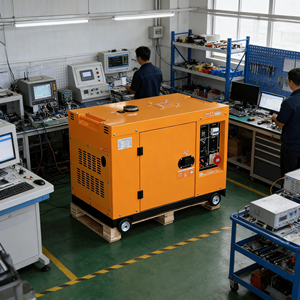เครื่องกำเนิดไฟฟ้าแบบเปิดเสียงเบา 10kw 15kw 17kw 18kw ความถี่ 50/60Hz ควบคุมการสตาร์ทด้วยรีโมท ปรับแต่งได้ มีตัวเลือกแรงดันไฟฟ้าหลากหลาย - Product Image 4