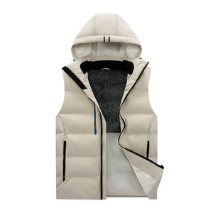 Trajes Casuales con Logotipo Personalizado, Talla Grande, Chaleco Sin Mangas de Invierno para Hombres Jóvenes, Resistente al Viento y al Frío - Product Image 2