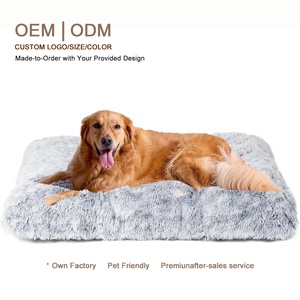 Alfombra de Dormir para Mascotas de Felpa Sólida de Lujo, Lavable, Extraíble, Duradera, con Esponja de Gran Soporte y Antideslizante, Venta al Por Mayor del Fabricante - Product Image 1