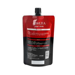 Bolsa con cremallera de papel de aluminio de 500ml, logotipo de impresión personalizado, detergentes para champú, crema permanente, loción, bolsa con boquilla líquida, bolsa de pie, embalaje - Product Image 6