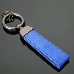 سلسلة مفاتيح جلدية معدنية بشعار أزرق تلقائي AMG BMW M R Sline، حلقة مفاتيح للخصر، حامل مفاتيح - Product Image 3