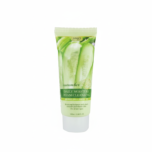 ANJO Cosméticos Coreanos, Crema Limpiadora Facial Diaria con Pepino y Queratina, Antiarrugas, Elimina Células Muertas de la Piel, 100ml - Product Image 2