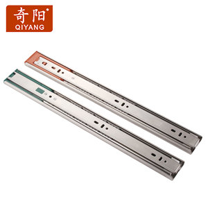 QIYANG <span class=keywords><strong>Heavy</strong></span> Duty 45mm Acero inoxidable Cierre suave Cajón Diapositivas Muebles Hardware Cajón Rieles para uso en cocina - Product Image 3