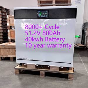 Batería de Almacenamiento de Energía Solar para el Hogar, 40 kWh, Apilable, 51.2V 800Ah, Celdas BYD, BMS Inteligente, 10 Años de Garantía - Product Image 1