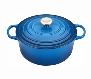 Cacerola de <span class=keywords><strong>Hierro</strong></span> <span class=keywords><strong>Fundido</strong></span> <span class=keywords><strong>Esmaltado</strong></span> de Alta Calidad, Apta para Inducción y Horno, Fácil de Limpiar, Juego de Utensilios de Cocina, Elegante Regalo para el Hogar Familiar - Product Image 3