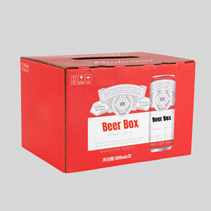 กล่องกระดาษคราฟท์เคลือบสำหรับบรรจุภัณฑ์กระป๋องเบียร์แบบพกพา 4/6/8/12 กระป๋อง พร้อมบริการออกแบบและพิมพ์โลโก้ตามสั่ง - Product Image 2
