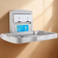 Table à langer multifonctionnelle murale pliable en plastique pour chambre mère-enfant, siège de salle de bain pour enfants