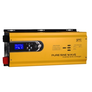 Inversor de Onda Sinusoidal Pura de Baja Frecuencia Toroidal de 1000W 3000W 5000W 6000W, 12V 24V 48V CC a 220V CA, para Baterías SLA / <span class=keywords><strong>AGM</strong></span> / GEL - Product Image 1