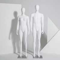 Nouveau style, mannequin blanc mat de haute qualité, mannequin complet pour femme, homme, couple, mannequin en plastique