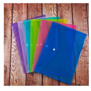 Pochettes à Boutons en PP Format A4, Fermeture à Cordon, Élargissement de 1-1/4 po, Enveloppes en Plastique Transparent pour Usage Domestique et Professionnel - Product Image 4