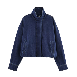 Chaqueta vaquera informal para mujer, nueva colección de otoño 2025, corte holgado, Comercio Exterior, código de artículo al por mayor transfronterizo 1300070 - Product Image 1