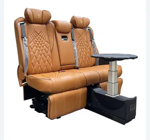 Car seat rear luxury bus mpv seat/bed factory three-person car seat is suitable for Volkswagen Maitewei Kailuwei