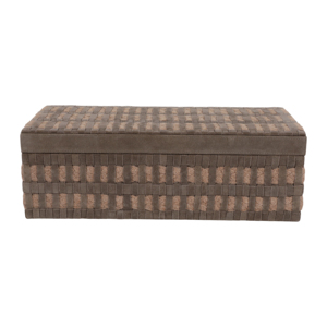 Scatola decorativa in pelle scamosciata con coperchio per gioielli, ricordi, conservazione, decorazione per tavolino da caffè - Product Image 1