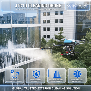Drone de <span class=keywords><strong>nettoyage</strong></span> polyvalent automatisé pour murs extérieurs, <span class=keywords><strong>nettoyage</strong></span> des façades de bâtiments, <span class=keywords><strong>nettoyage</strong></span> des tours d'éoliennes, solution industrielle - Product Image 1