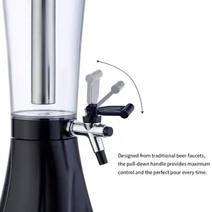 1 hoặc 2 vòi dự thảo bia mát 3 lít nhự<span class=keywords><strong>a</strong></span> bia Tháp bia Dispenser để bán - Product Image 3