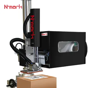 N-mark VT420 guangzhou labeling machine hot stamping machine plastic fabric label machine
