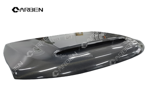 Capot en fibre de carbone de haute qualité pour Jeep Grand <span class=keywords><strong>Cherokee</strong></span> avec design à trou unique et évents d'air Noir carbone Neuf - Product Image 3