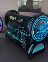 Table de DJ en métal avec logo personnalisable et lecteur de disques LED Meubles de fête Cabine de DJ pour boîtes de nuit Présentoirs en treillis