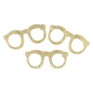 เข็มกลัดดีไซน์อเนกประสงค์พร้อมกรอบแว่นตาและหัวเข็มขัดรองเท้าที่ดูหรูหราและทันสมัย - Product Image 2