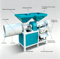 Moulin et machine commerciaux multifonctionnels pour le décorticage du maïs, la production de semoule de maïs et la transformation de la farine de maïs