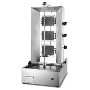 <span class=keywords><strong>Machine</strong></span> à kebab à gaz automatique à 3 brûleurs Shawarma <span class=keywords><strong>Doner</strong></span> électrique avec moteur pour la préparation de produits de viande de restaurant - Product Image 2