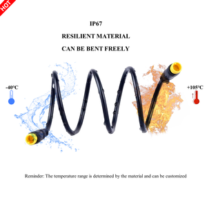 Ip67 Waterdichte Plastic Beweegbare 23456 Kern Mannelijke Vrouwelijke Kabelboom Connector 2a Voor Elektrische Fietsen Vermogen/Signaal - Product Image 4