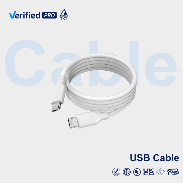 TKT 1M Type-C USB Cable Braid Shielding for iPhone 3A Fast Charging TPE Jacket High-Speed Data Transfer Earphone Compatibility