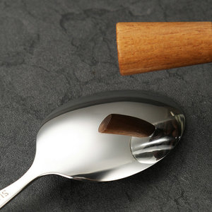 Ban Đầu Wenge Gỗ Dao Kéo <span class=keywords><strong>Flatware</strong></span> Cao cấp Gương Đánh Bóng Dao Múc Dĩa Đảng Dịp Thích Hợp Máy Rửa Chén An Toàn - Product Image 3