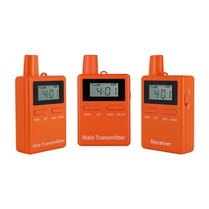 Walkie Talkie inalámbrico impermeable de 2,4G, sistema de guía turística de mano con receptor transmisor de pantalla IP Digital para entrenamiento - Product Image 1