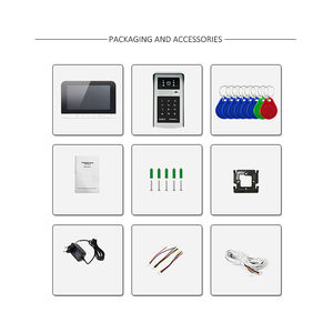 Timbre de <span class=keywords><strong>video</strong></span> Smartlife WiFi con monitor de 7 pulgadas Cámara de 1.0MP Comunicación a prueba de agua y <span class=keywords><strong>manos</strong></span> <span class=keywords><strong>libres</strong></span>-Soporta hasta 64GB - Product Image 5