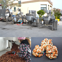 Machine de cuisson automatique de noix de cajou caramélisées au sucre émaillé
