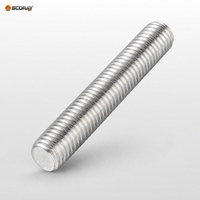 Tiges filetées en acier inoxydable 304, barres filetées GB/T 15389 DIN 976 A2-70 M3 M4 M5 M6 M8 M10 M12 M16 M20 16-800mm Métrique