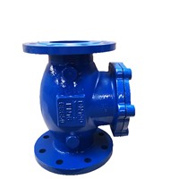Válvula de Retención Rotativa Estándar Británico HanQian H44T/X/H, Hierro Dúctil GGG50, Conexión de Brida de 8 Pulgadas, ASME B16.25, Cierre de Agua