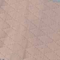 Tela Elástica Jacquard Ovalada de 180 cm, 300-320 g/m², 80% Algodón, 20% Poliéster, para Prendas, Camisas Polo Personalizadas, Vestidos, Niños