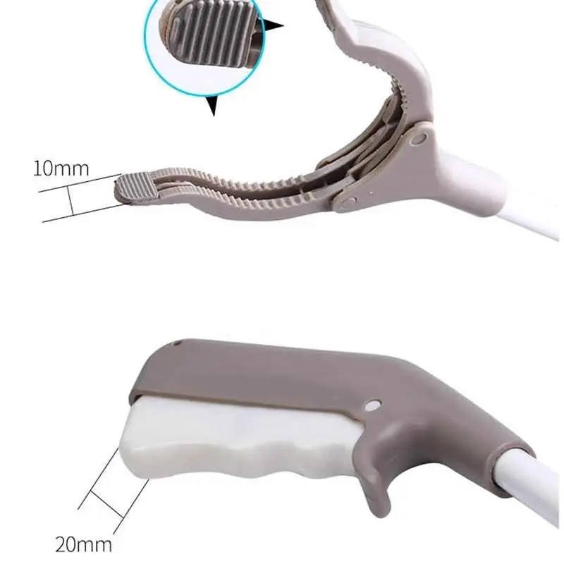 40 см 1 шт. достичь захватом Складная мусора инструмента для сбора мусора из нержавеющей стали зажим для выбора
