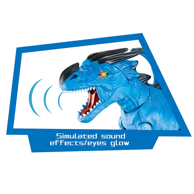 Electric Dinosaur Toy with Fire Breathing Dragon Mist Spray