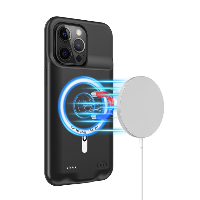 Trending Products 2026 New Arrivals 16 Pro Max Rechargeable Backup Smart Battery Phone Case Charger Case Power Bank Battery Case