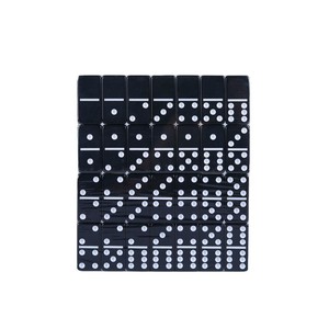 Juego de Dominó Doble 6 de 50 mm, Juego de Mesa Grande de Melamina de 28 Piezas - Product Image 1