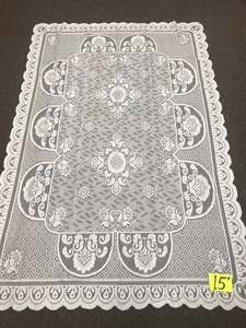 <span class=keywords><strong>Nappe</strong></span> européenne en dentelle blanche <span class=keywords><strong>de</strong></span> noël, linge <span class=keywords><strong>de</strong></span> table rectangulaire, pour la maison, vente en gros - Product Image 3